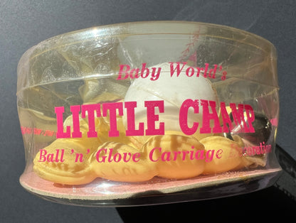 Baby World's LITTLE CHAMP Ball n Glove Carriage Decoration