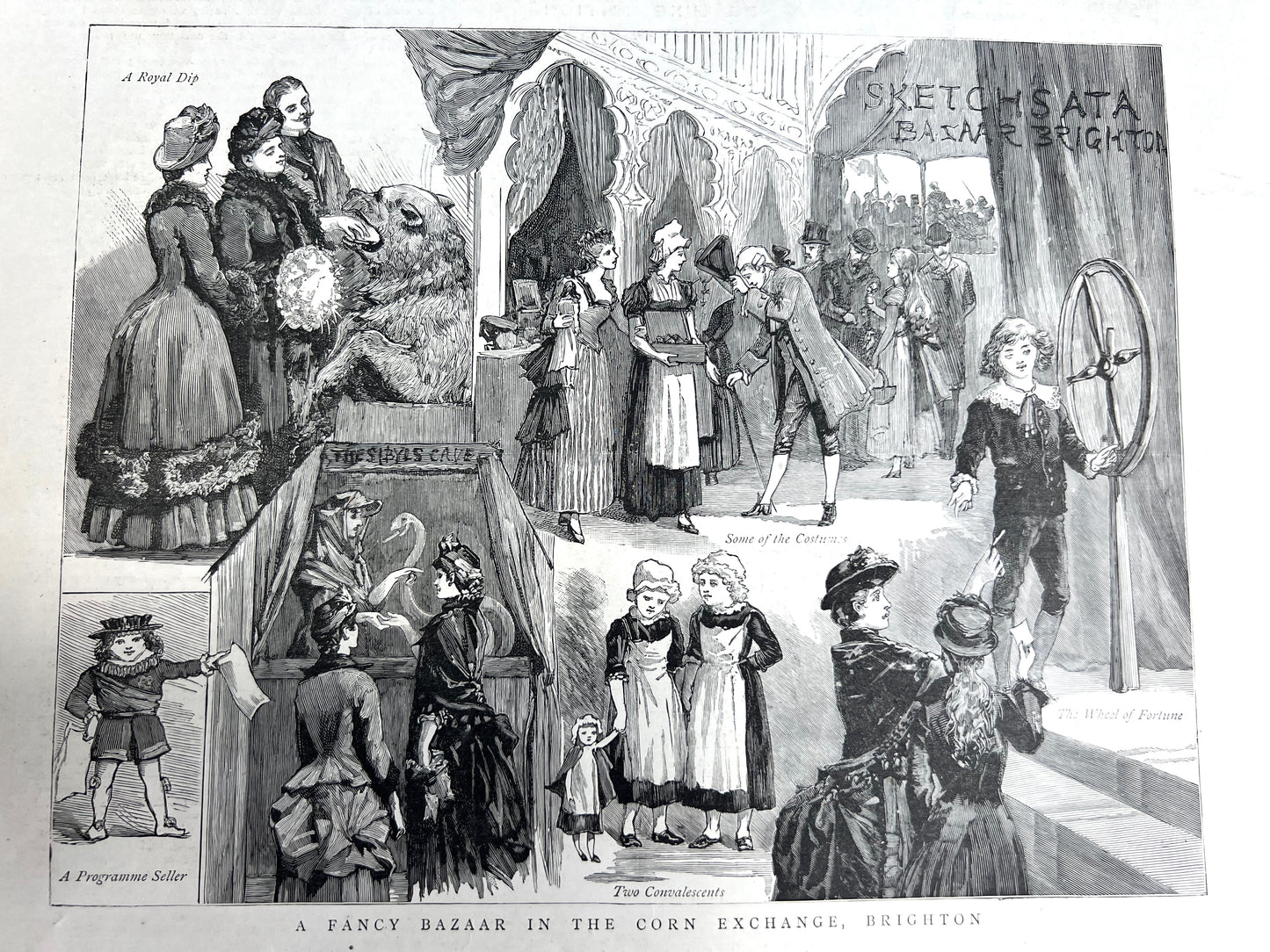 BRIGHTON Corn Exchange 140 years ago from Dec 1886 The Graphic