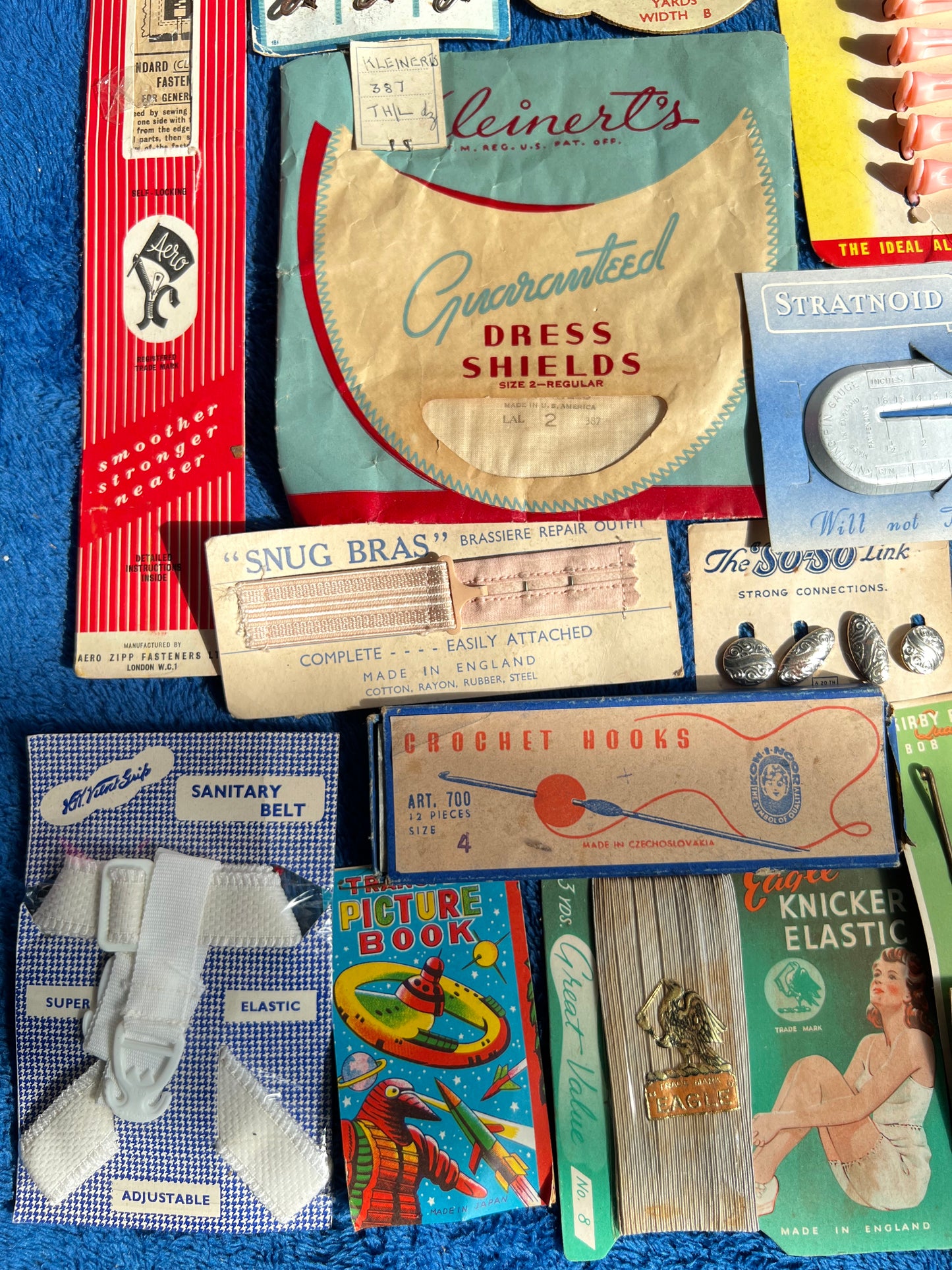 Job Lot of Vintage Packaging and Contents