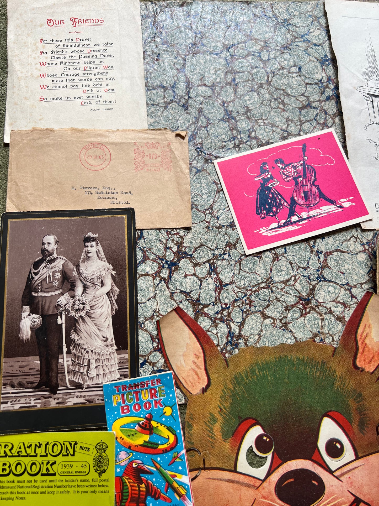 Very Random Job Lot of Paper Items For Creative Endeavours
