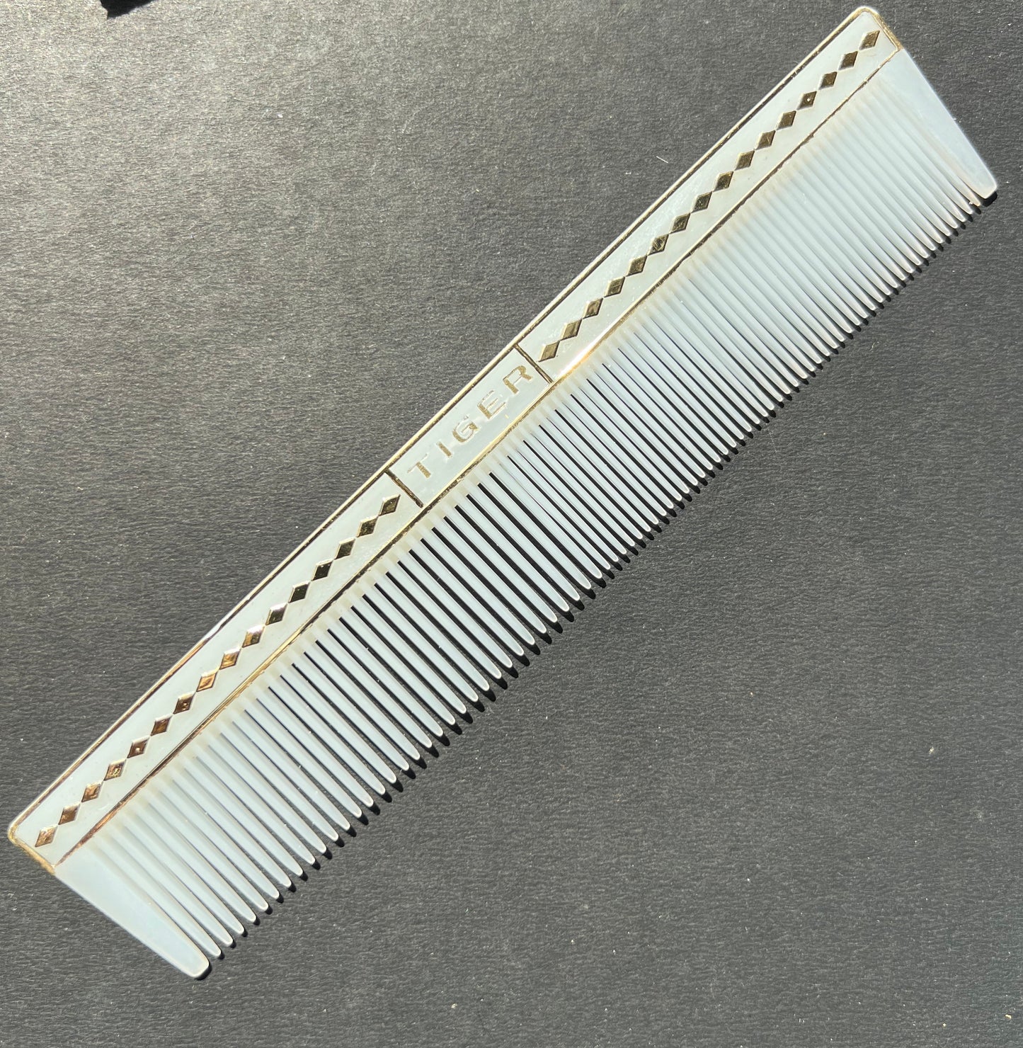 For the Beast in Your Life - A Vintage TIGER Comb....Made in Japan
