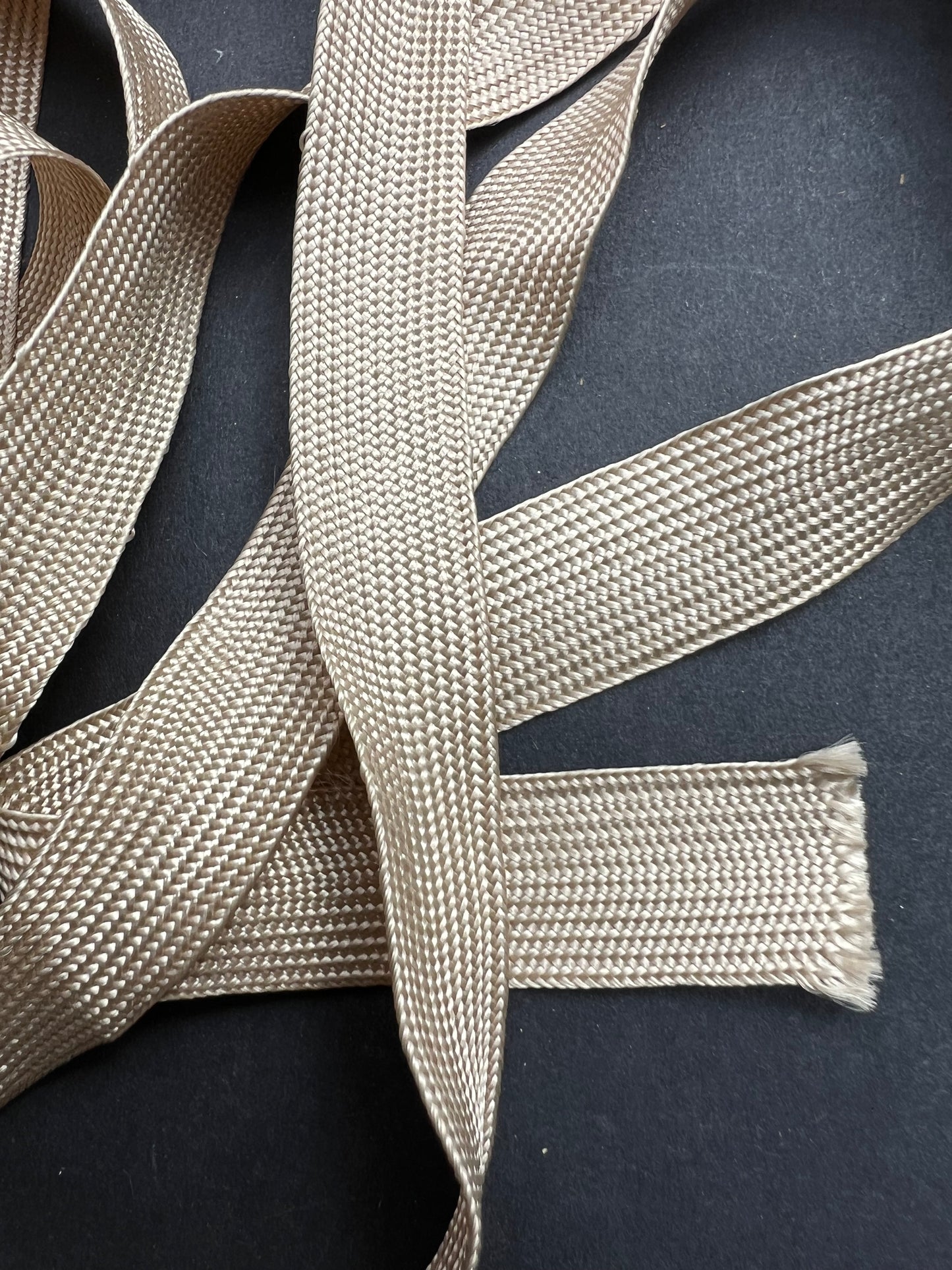 Big Roll of 1.4cm wide Silvery Fawn Tape