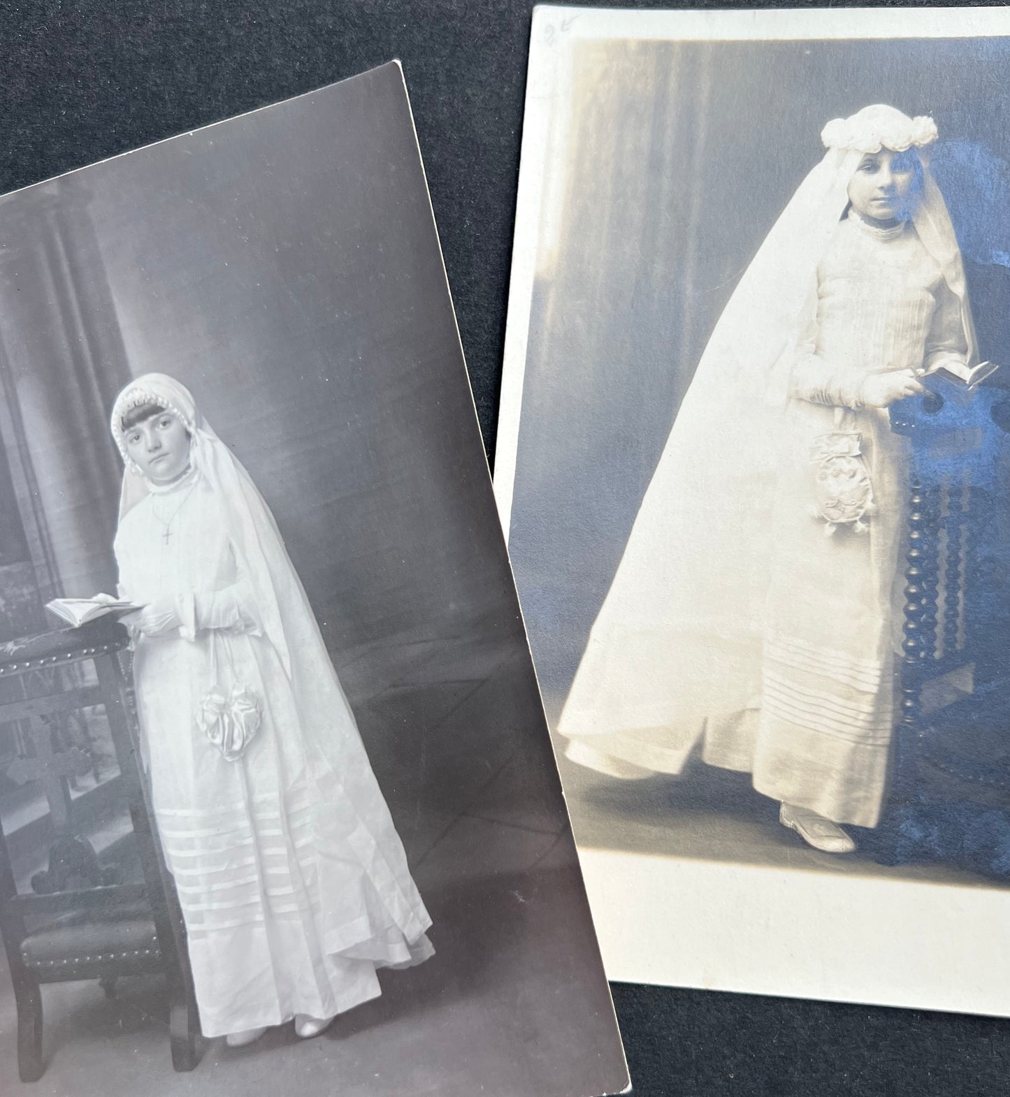 10 Photos of Young Girls French First Communion in the 1930s.