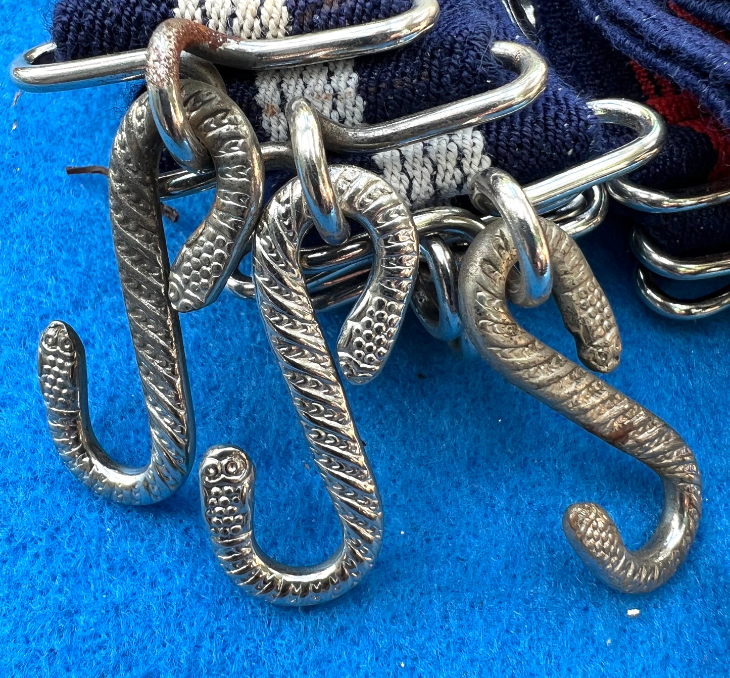 Box of 12 Vintage Snake Belts