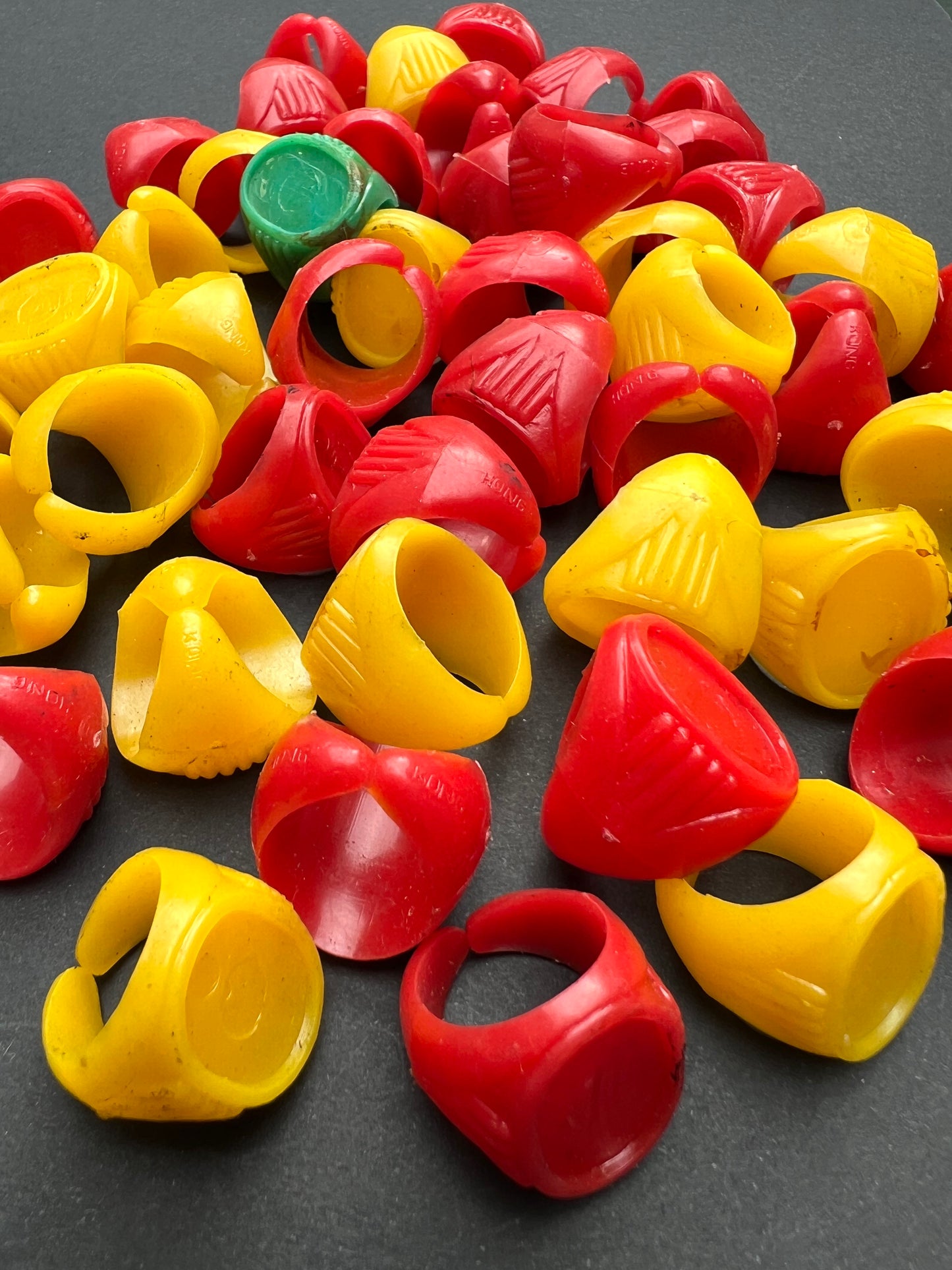 50 Plastic Rings for Re-purposing.