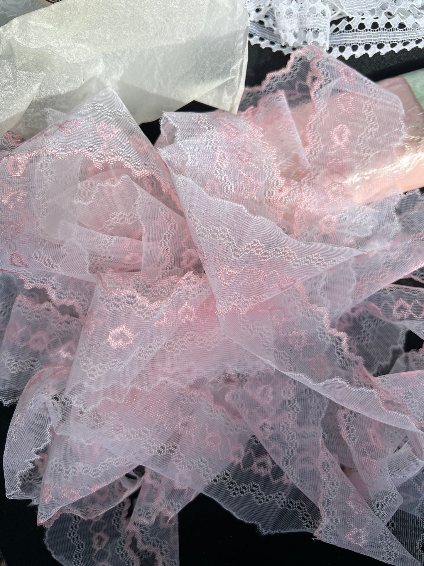 Job Lot of 5 Packages of Vintage Trim - Aprox 60 yards of it !