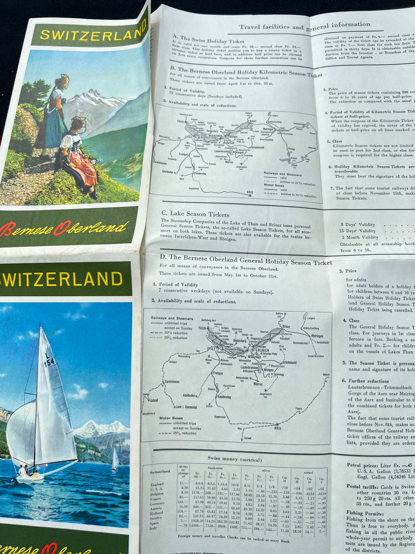 1955 CH Guide - Motoring Guide of Switzerland George Philip & Son Ltd.