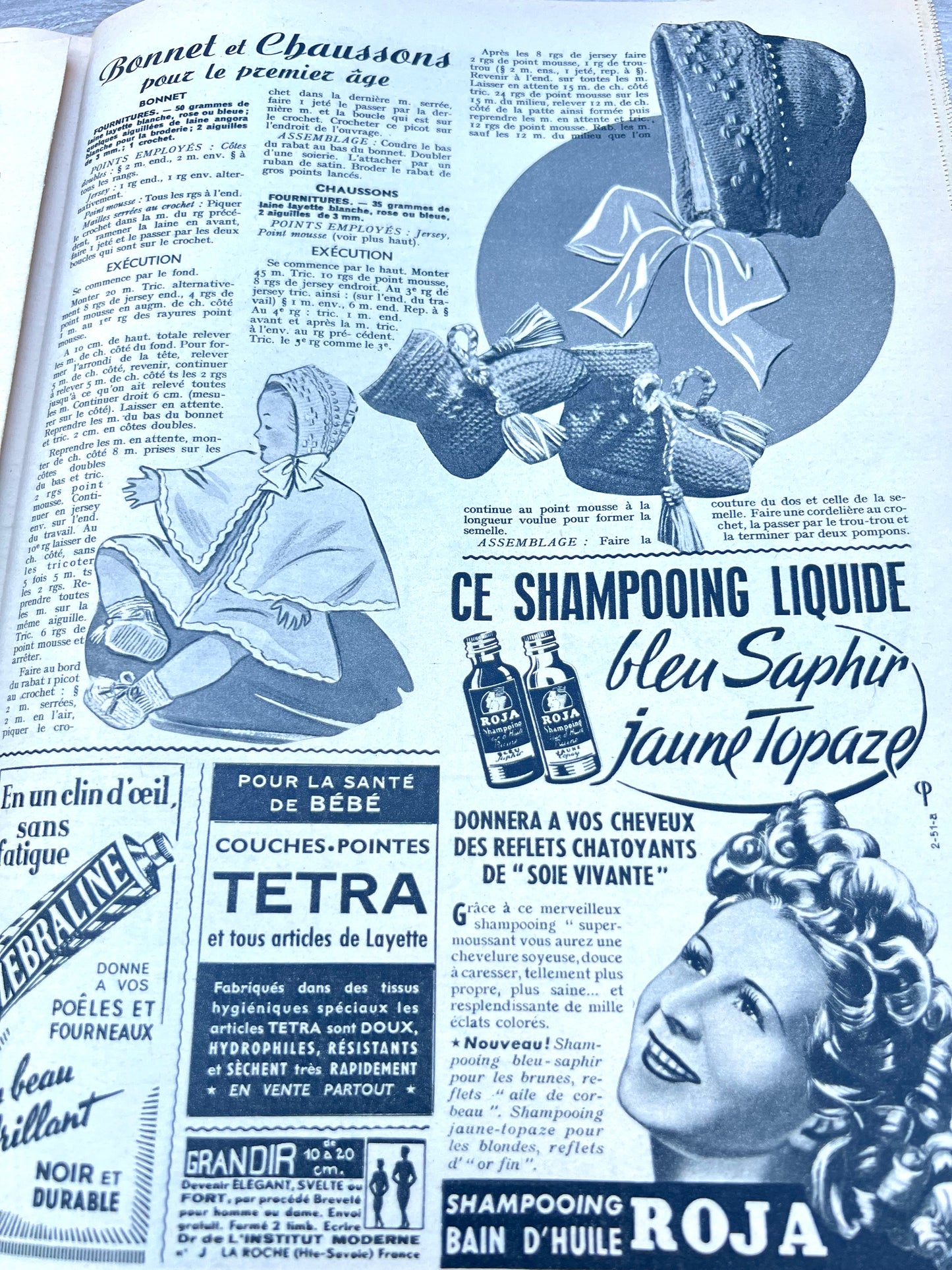 Christmas Presents + Winter Outfits in 8th December 1949 French Fashion Magazine Votre Mode