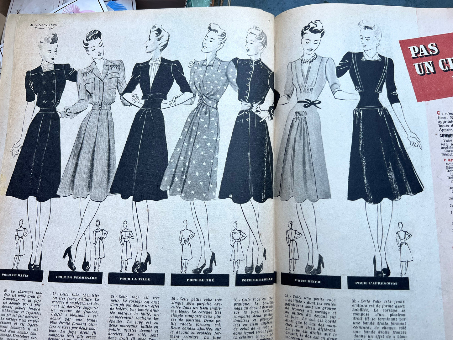 8th March 1941 Wartime MARIE CLAIRE no.189