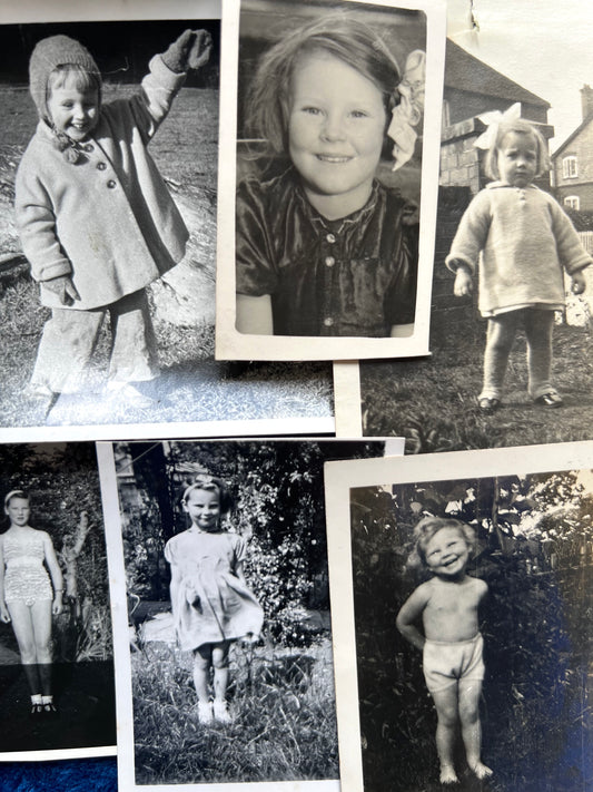 12 Old Photos of Little Girls 1930s - 50s (E7)