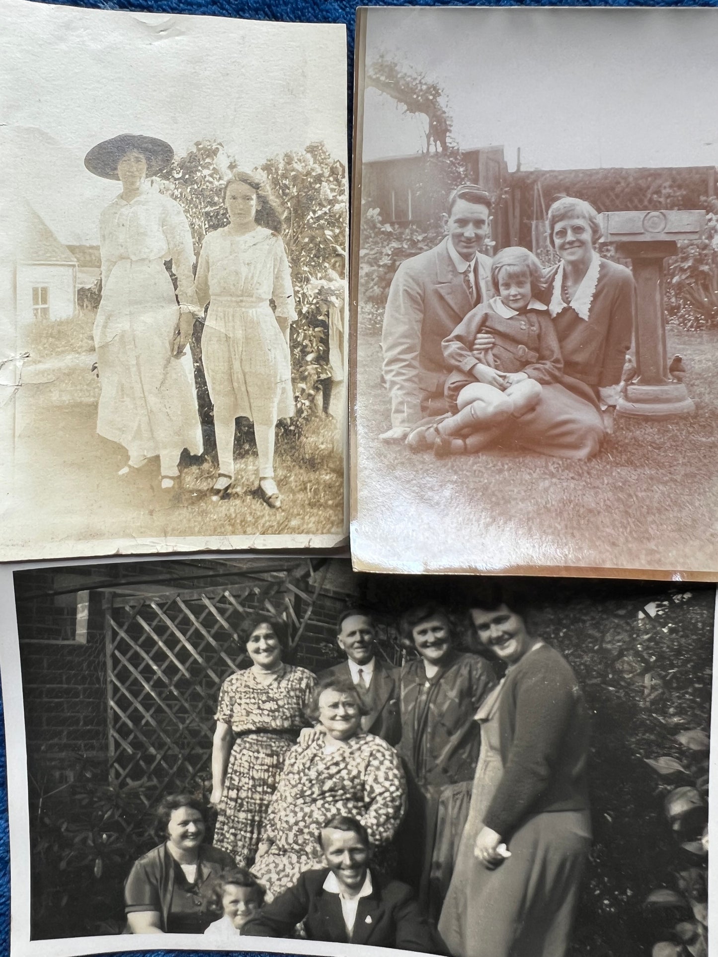 12 Old Photos of People in Their Gardens 1920s - 50s (E11)