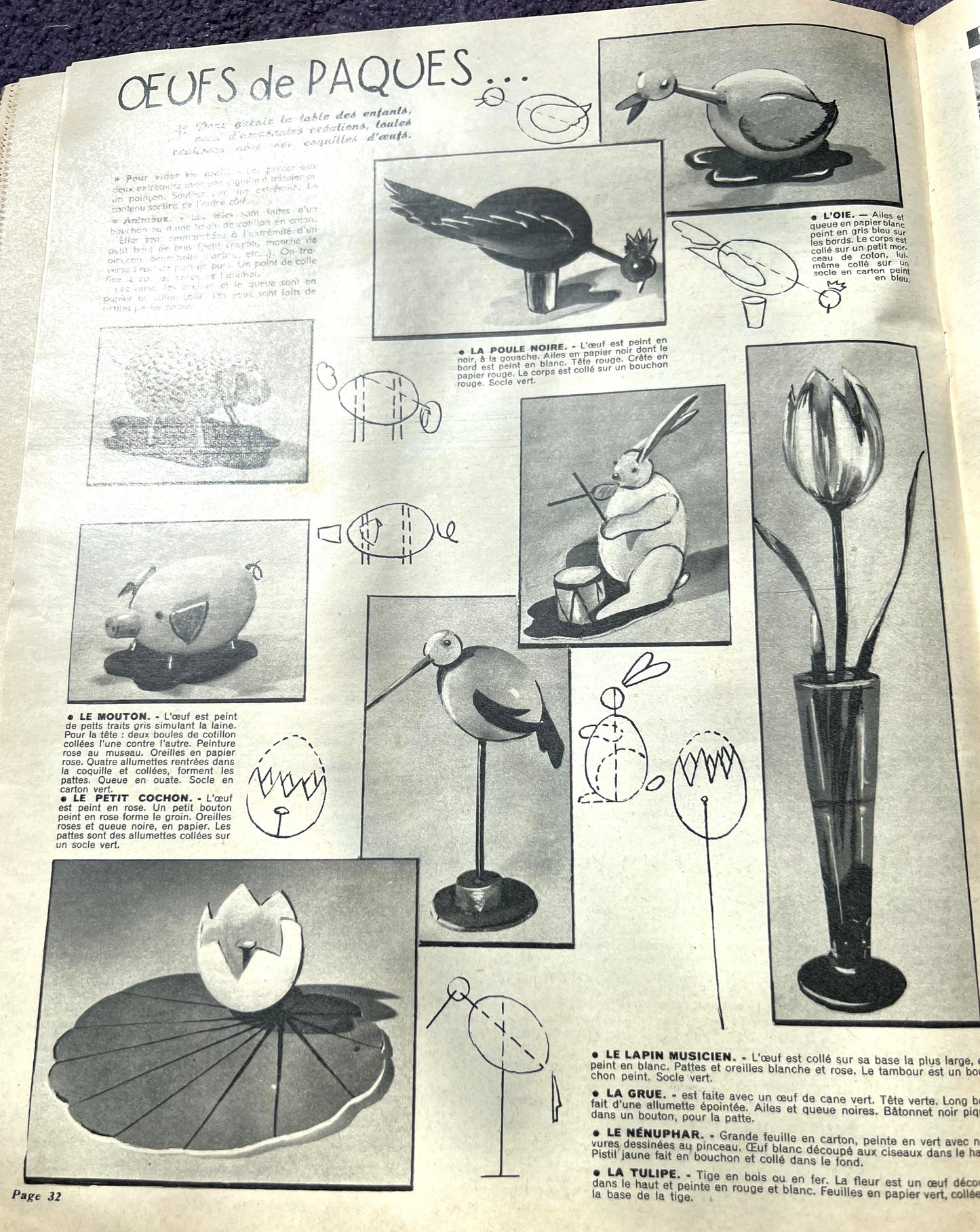 29th March 1956 French Women's Magazine Votre Mode with Dress Pattern