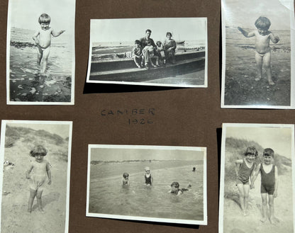 13 Photos from the 1920s - some from Camber Sands in 1926 (E1))