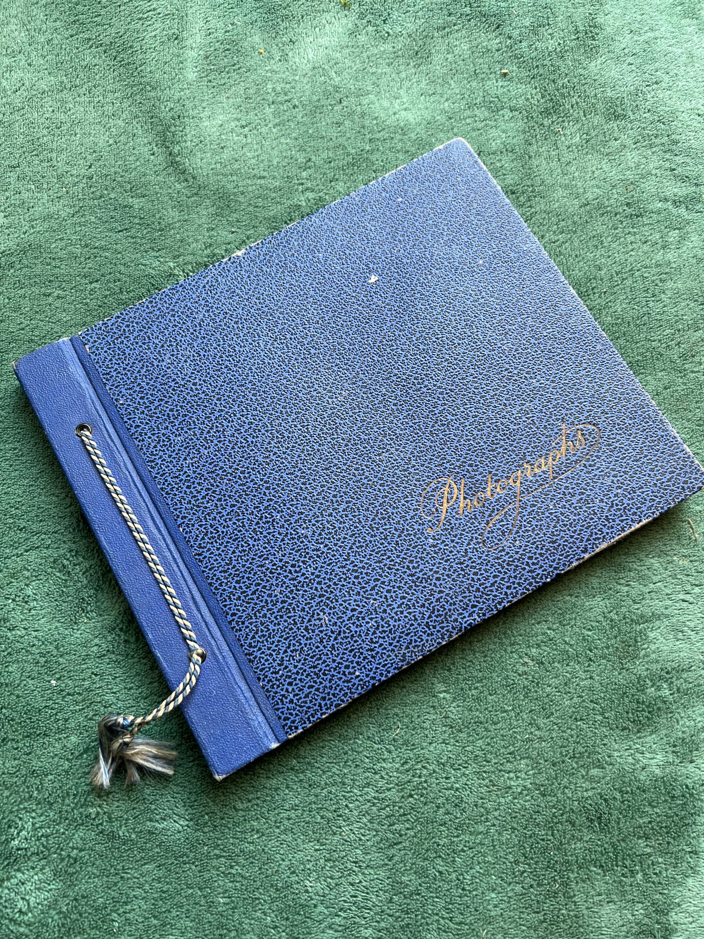 Empty 1940s Photograph Album