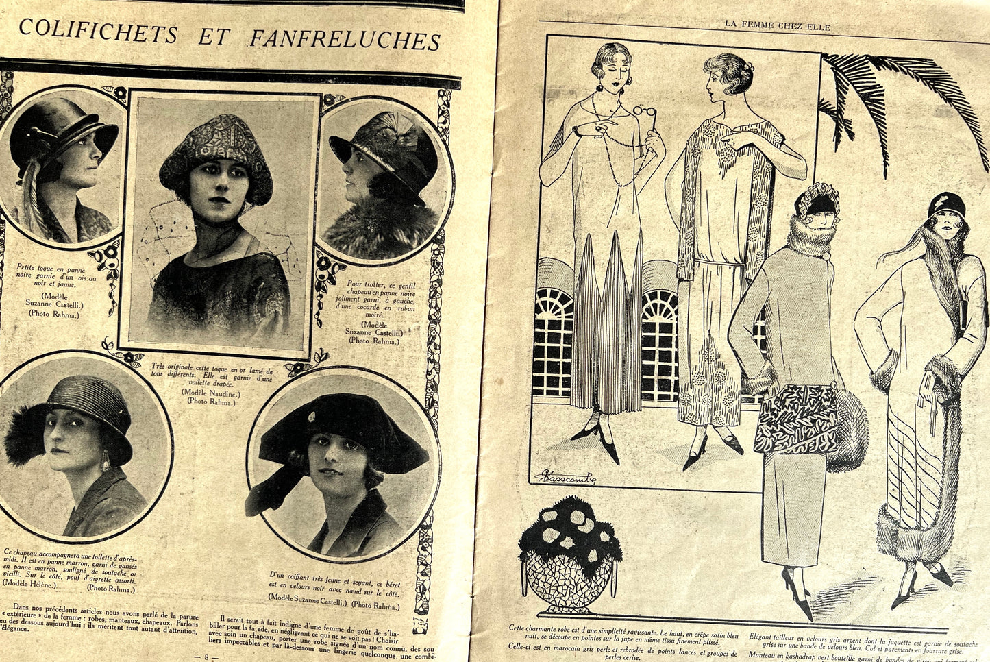 January 1924 - French La Femme Chez Elle Magazine