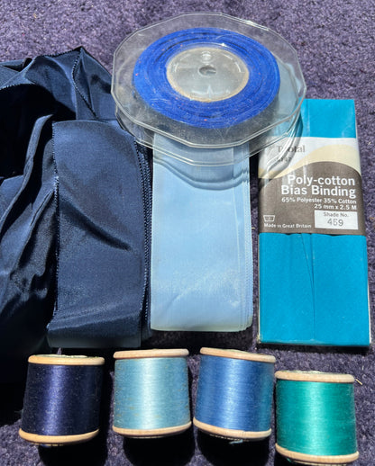 Blue Vintage Craft Pack 3.