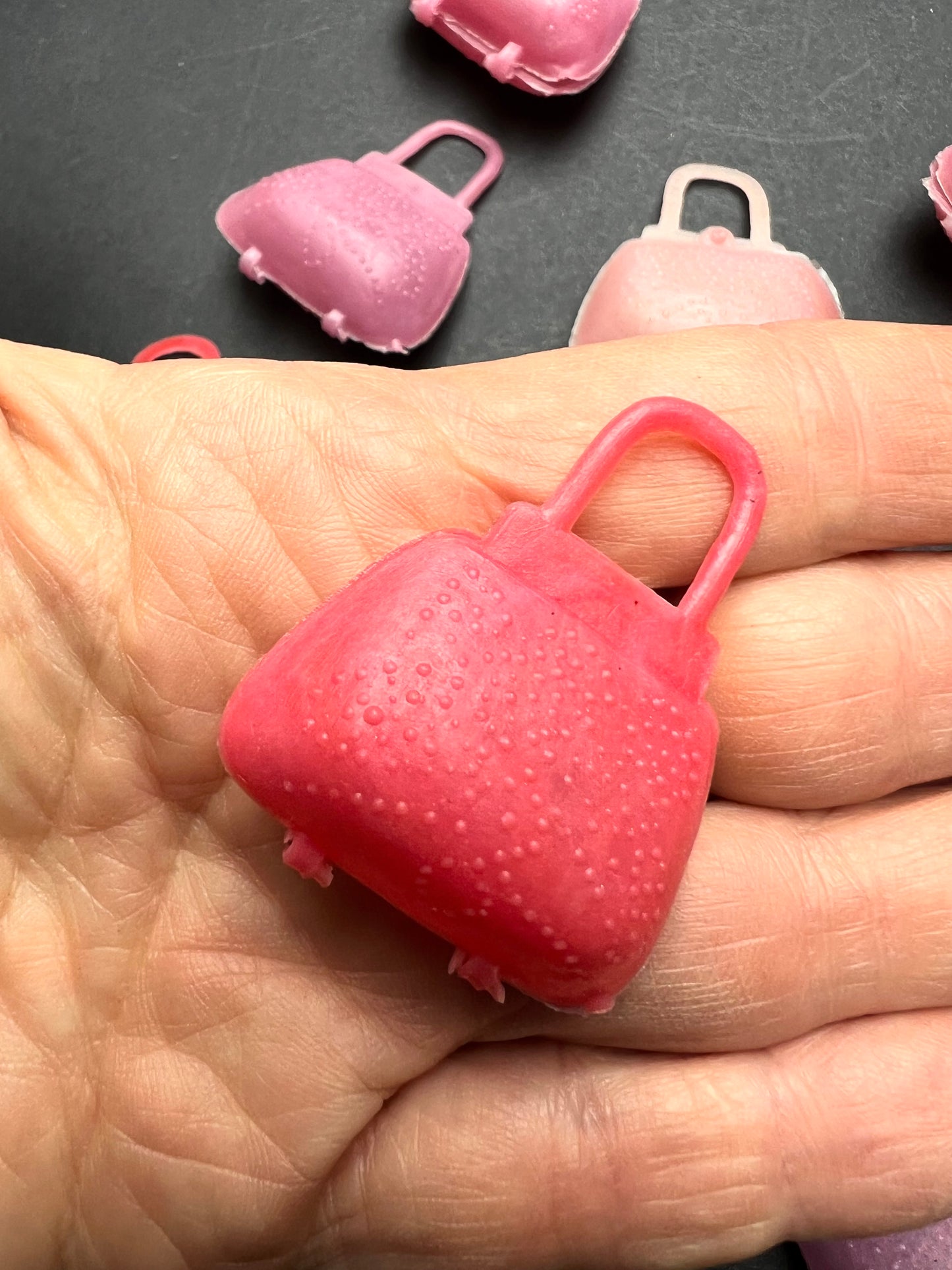 12 Vintage 1970s Opening Bags for Dolls, Small Presents, or as a Tiny Tiny Purse.