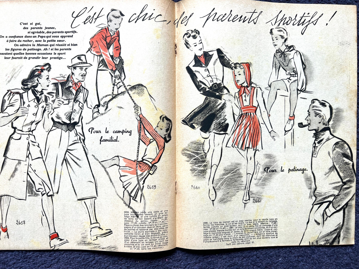 13th November 1941 MODE DU JOUR Wartime French Women's Magazine