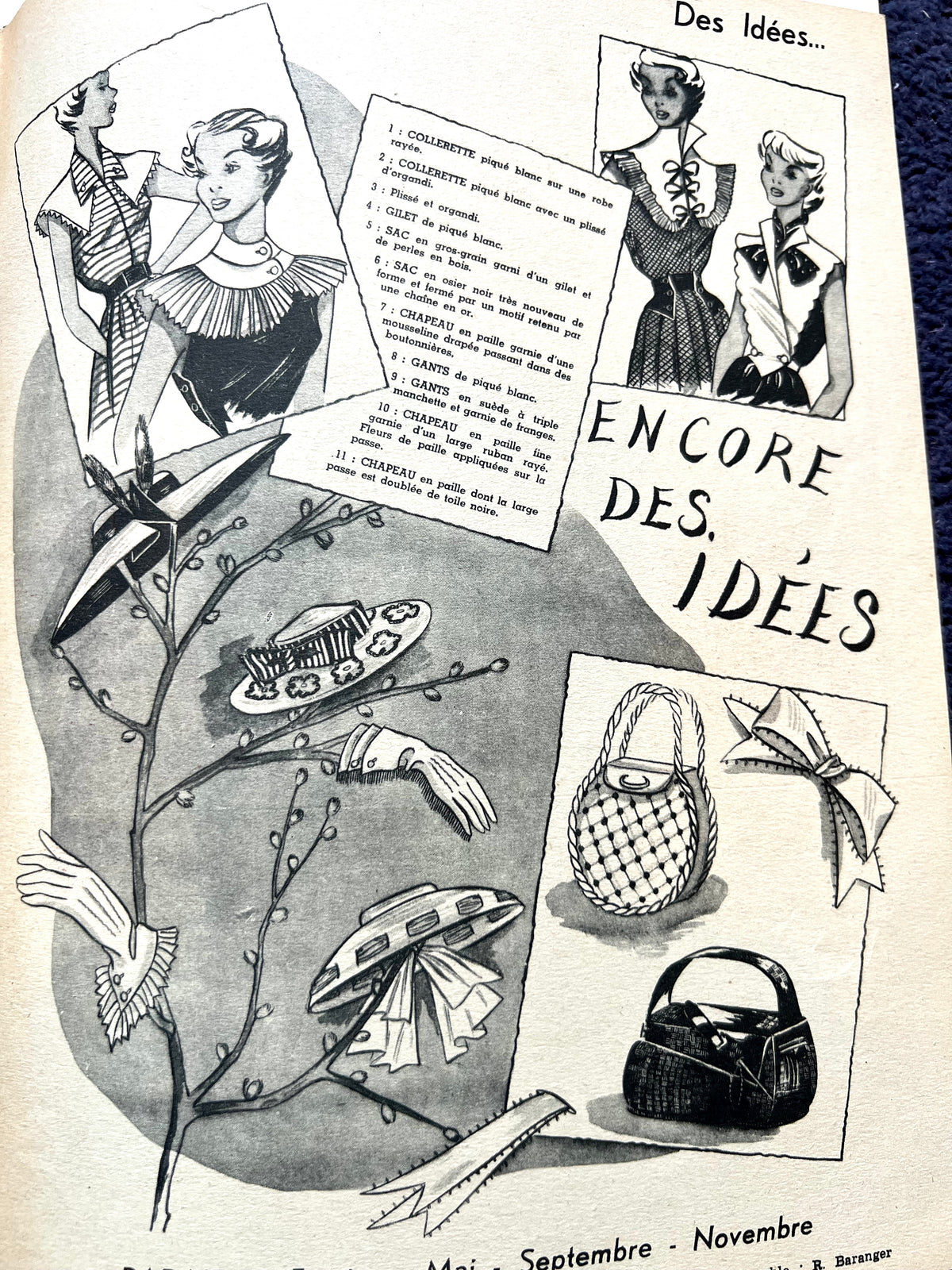 2 Editions of 1949 & 1950 French Des Patrons Des Idees