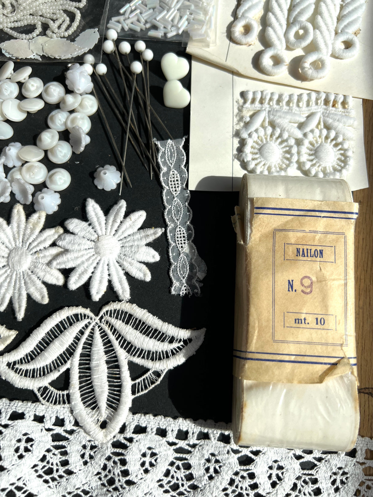 White Vintage Craft Pack