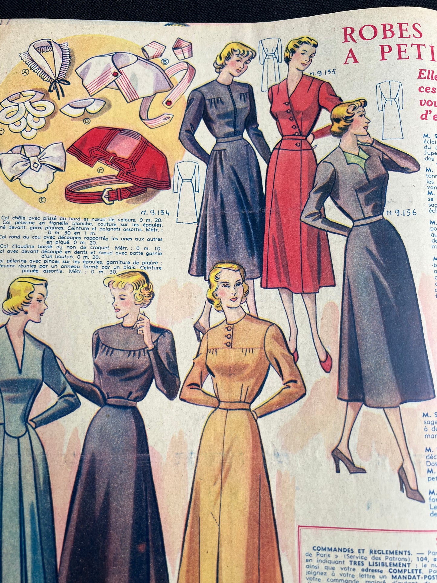 Winter Sports Wear in 6th January 1950 French Fashion Paper Modes de Paris