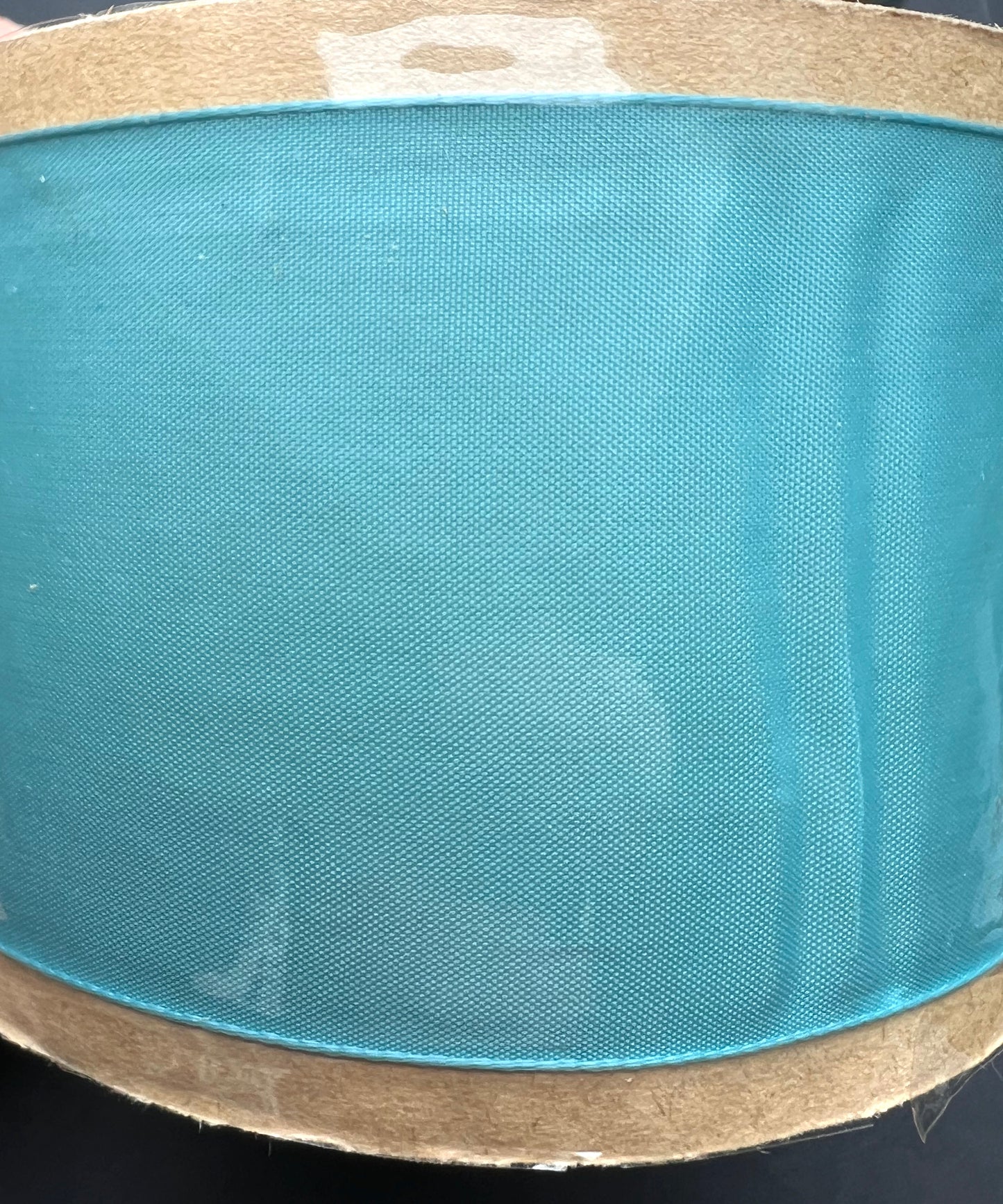 18yds Roll of Shimmery Powder Blue 4.8cm Wide Vintage Swiss Lustre Nylon Ribbon