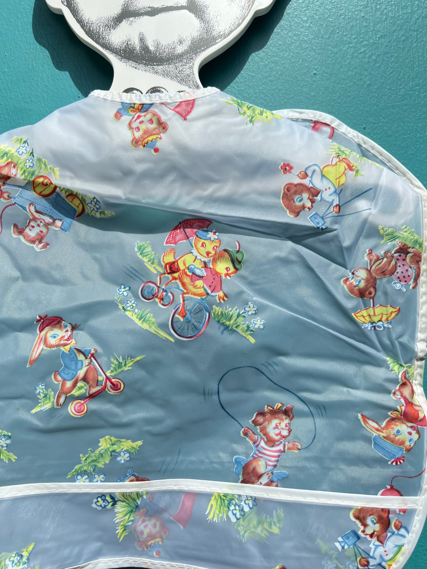 Delightful 1950s Bibs Decorated with Cute Anthropomorphic Animals