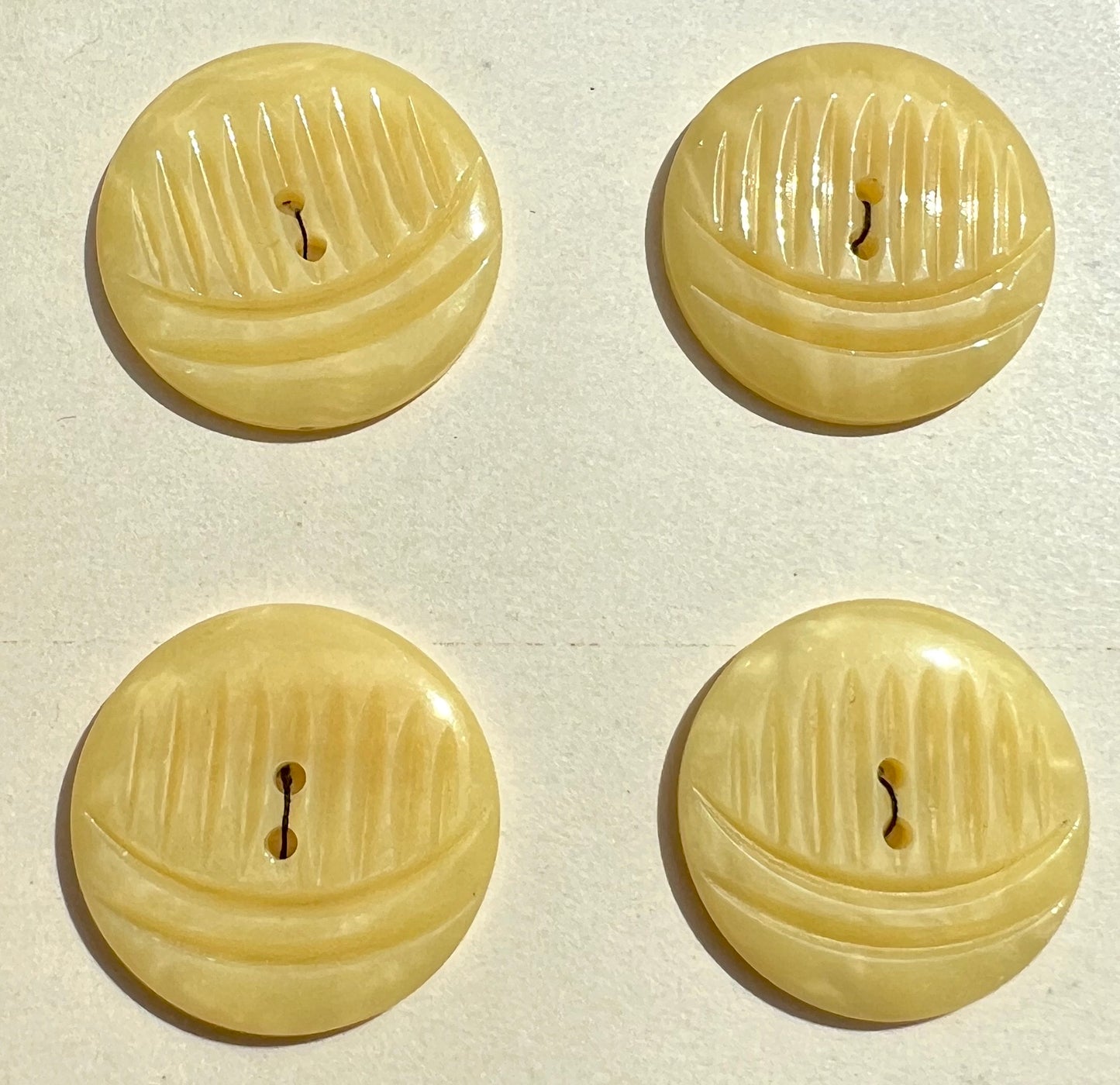 Reassuring 1940s Pastel Buttons - 2.2cm wide