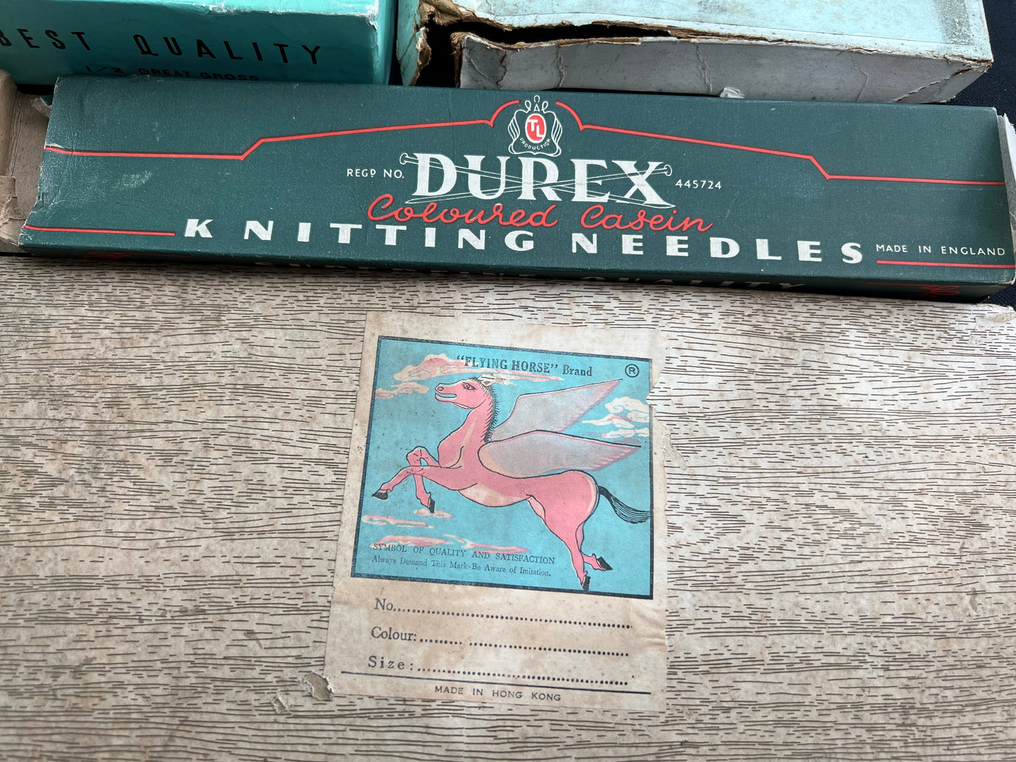 8 Vintage Part Boxes