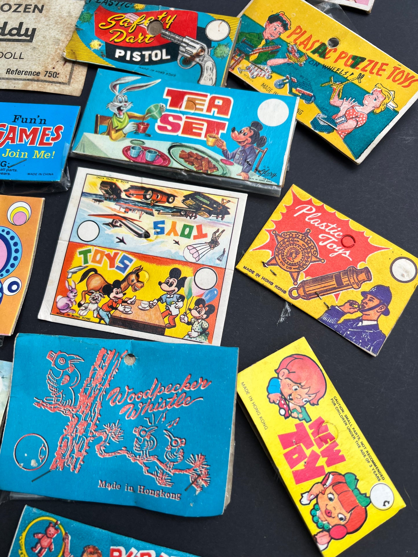 15 Vintage Toy Labels