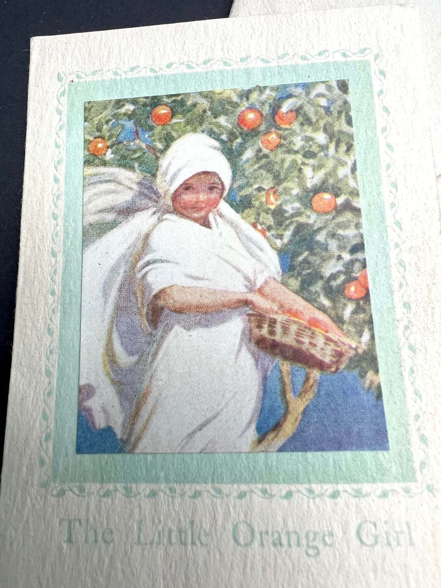 Tiny 3.5" Unused Margaret Tarrant Christmas Card