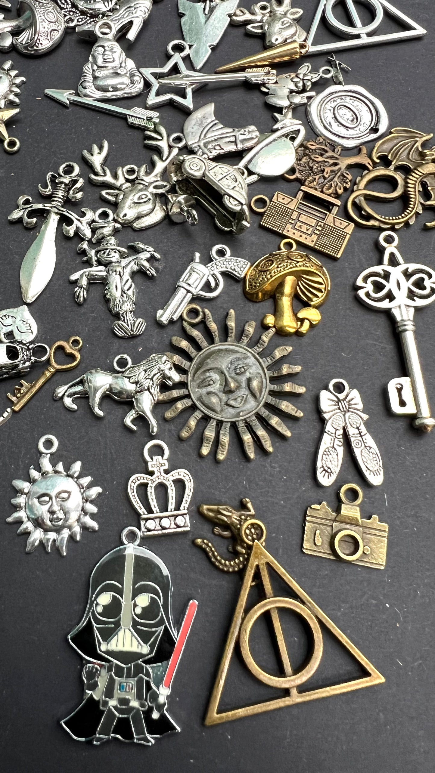 100 Metal Charms/Pendants