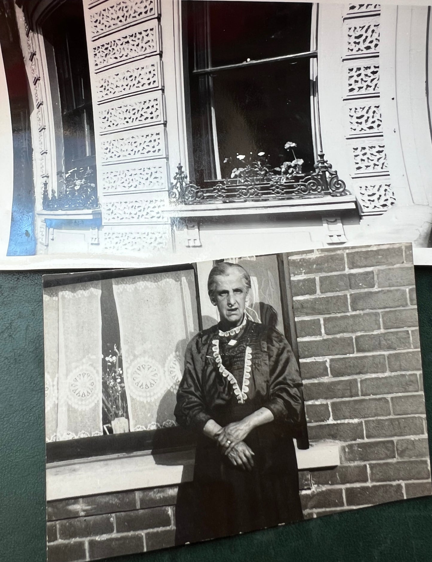 9 x Old Photos of People Looking Out of or Standing in Front of Windows.. (F2)