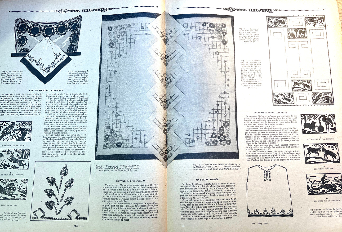 3rd Feb 1929 French Fashion Paper La Mode Illustree incl. Wedding Dresses