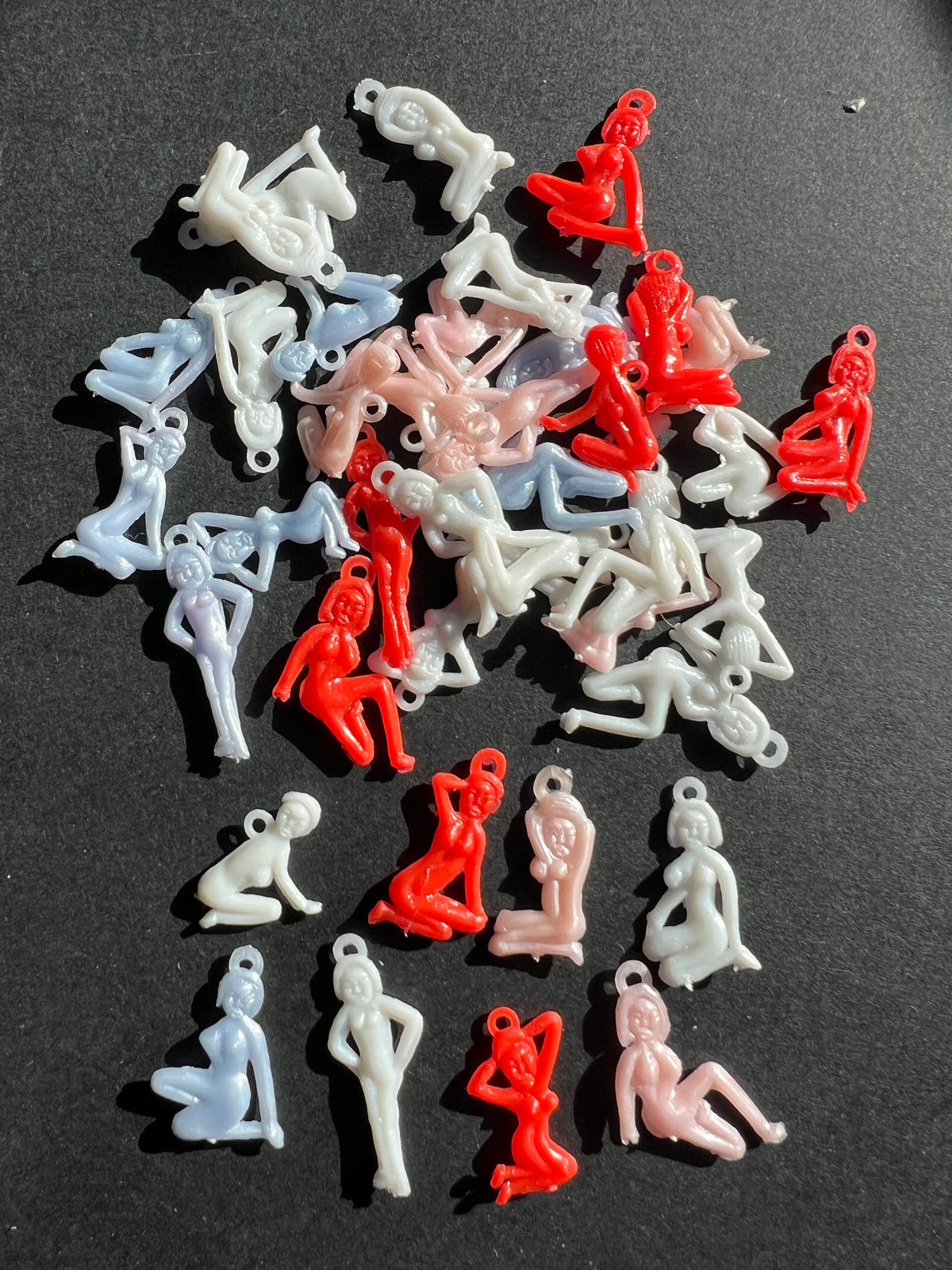 40 Risque Burlesque Vintage Naked Lady Charms