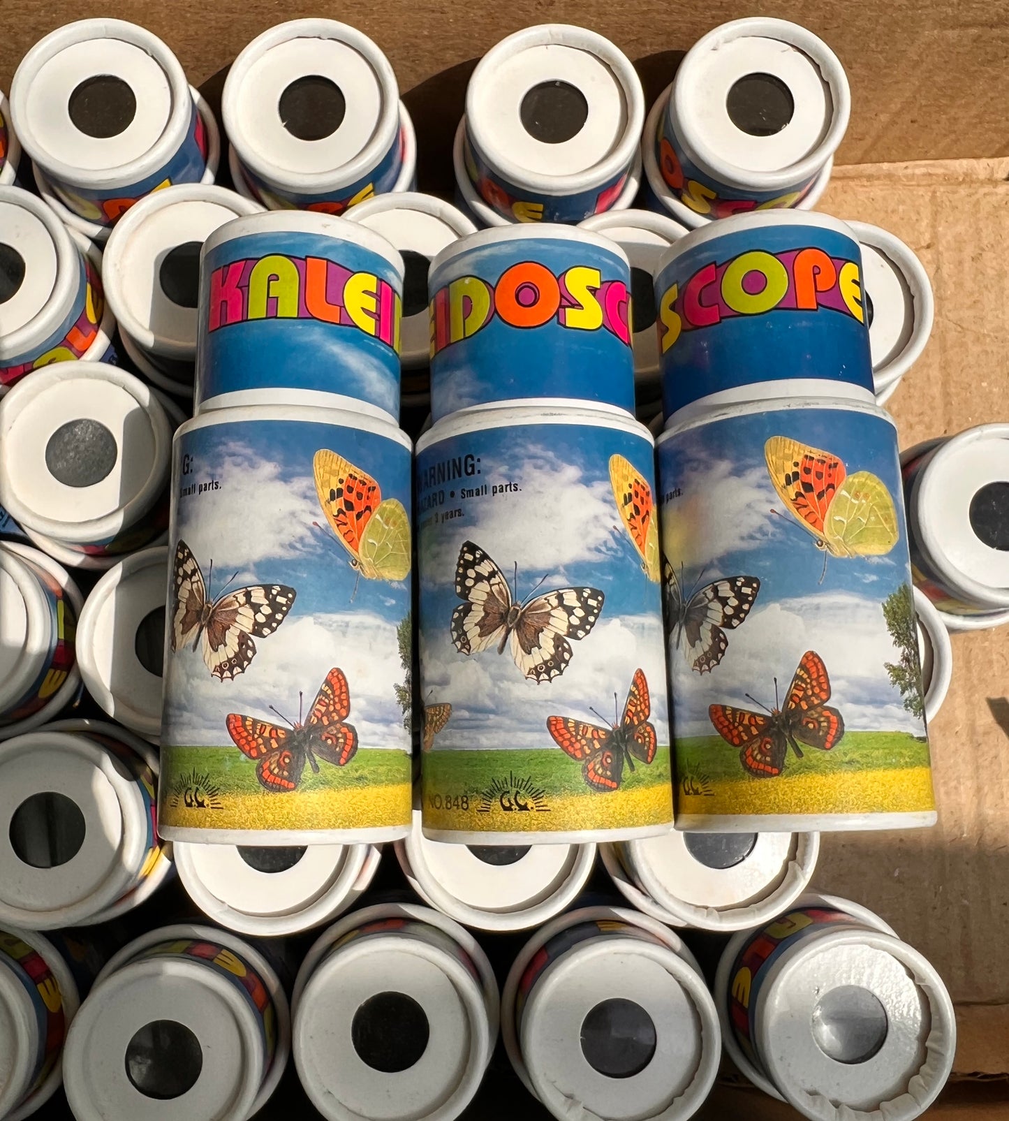 Little Cardboard Kaleidoscope of Dancing Butterflies