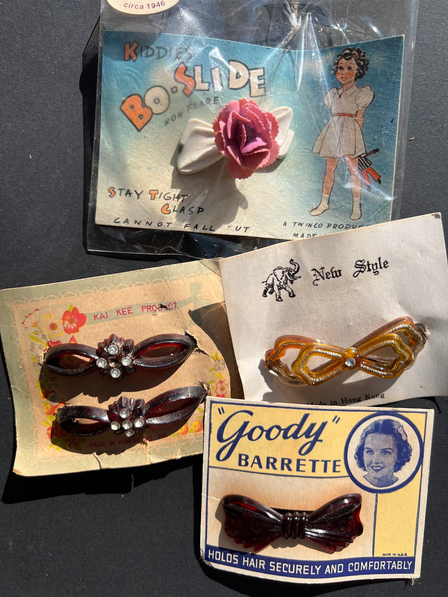 Job Lot of 7 Vintage Hair Bows