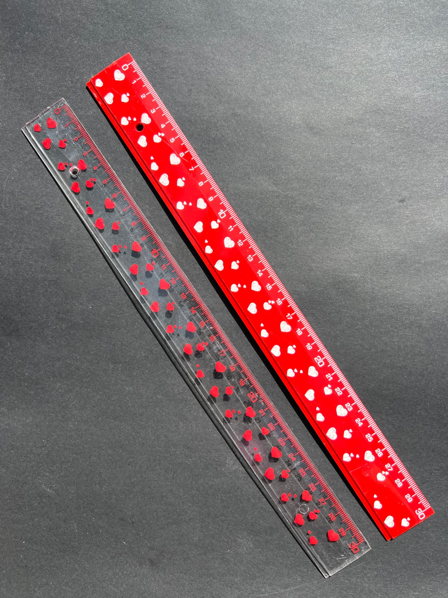 1980s Hearts 30cm Ruler