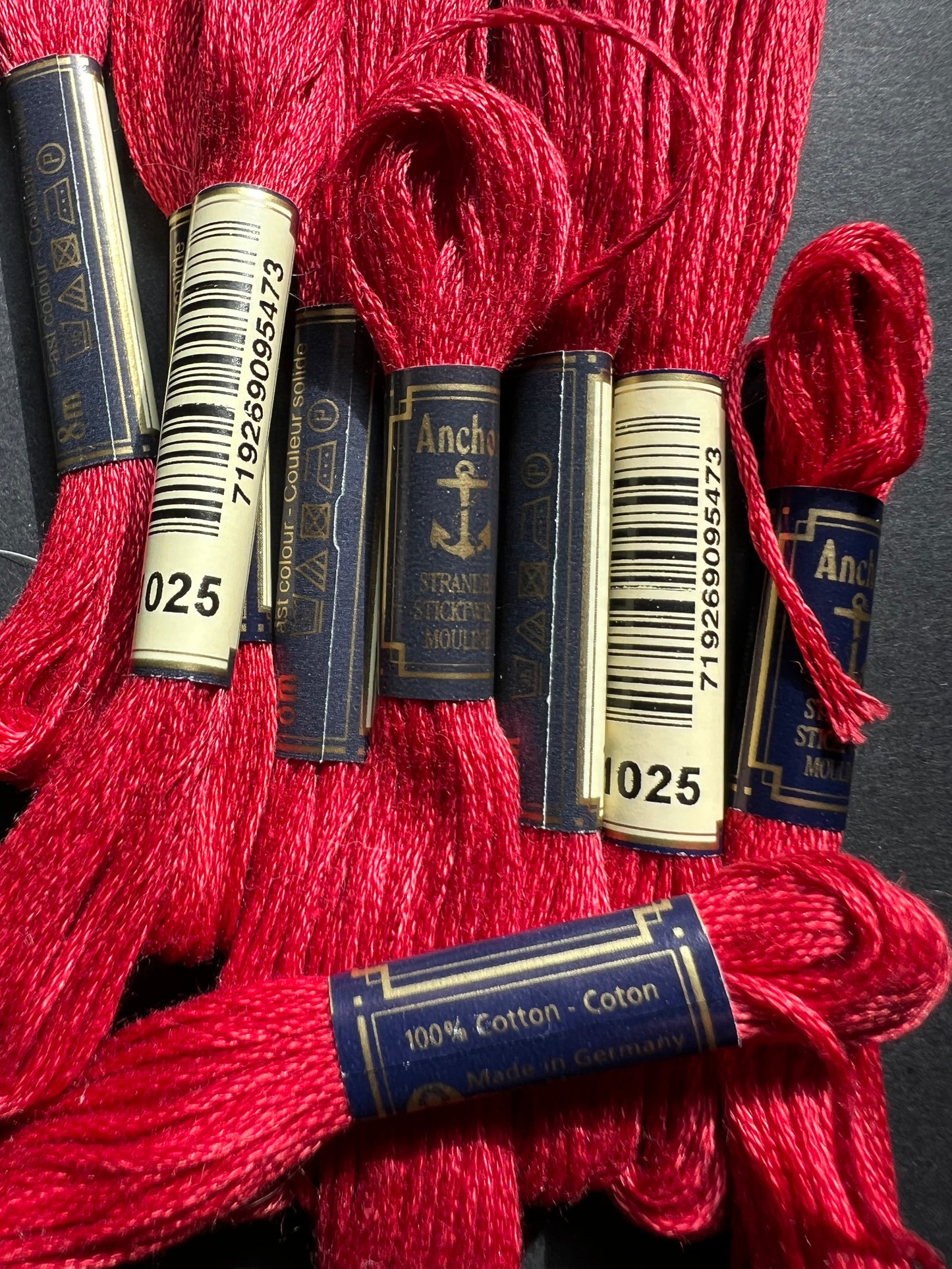 8m of ANCHOR 100% Cotton Embroidery Thread - Choice of 6 Autumnal Colours