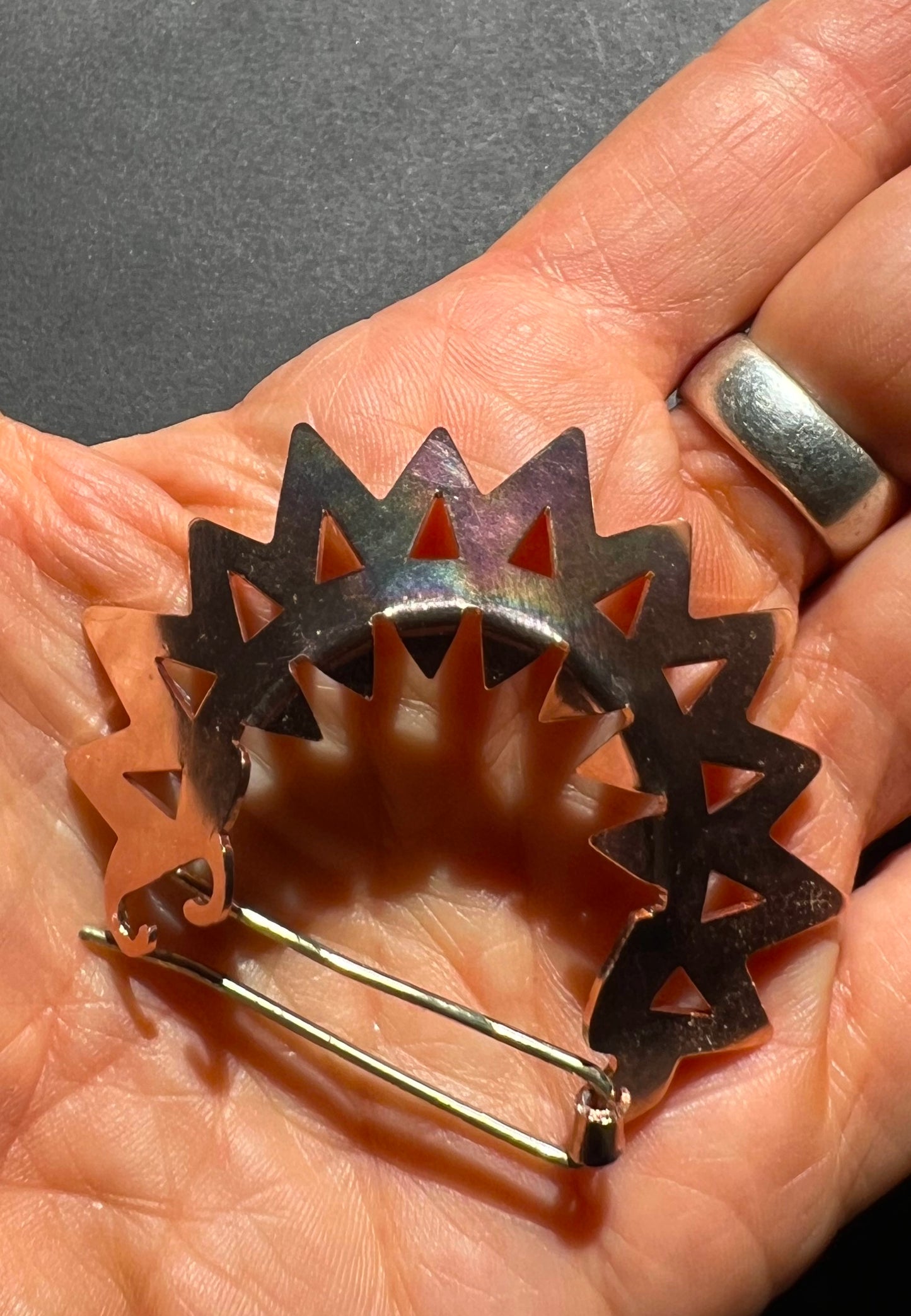 Extraordinary Mid Century Metal Hair Clip