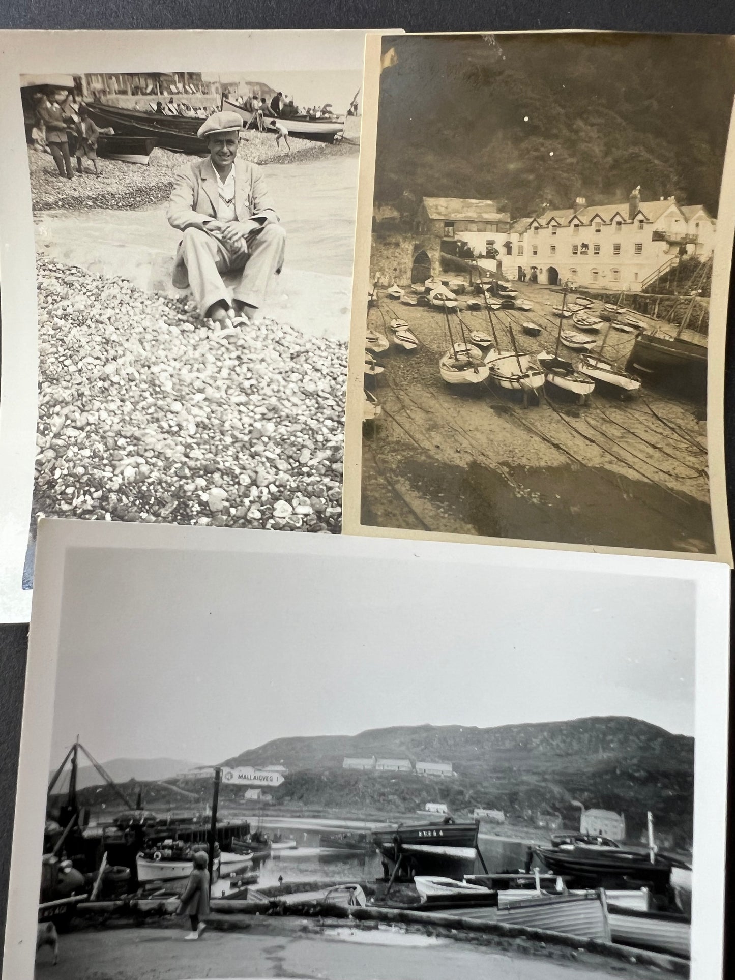 11 Old Photos of People and Boats on Beaches (F38)