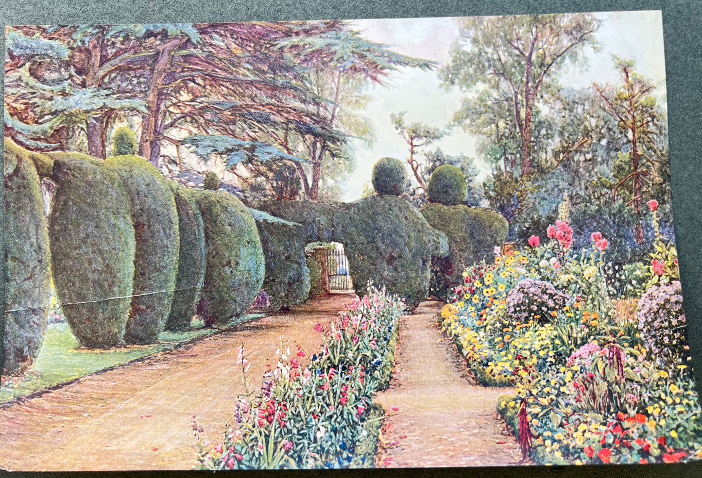 1908 Book THE GARDENS OF ENGLAND with 8 Lovely Colour Illustrations
