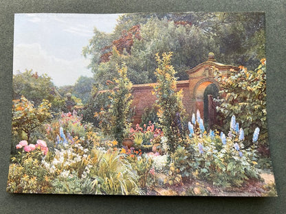 1908 Book THE GARDENS OF ENGLAND with 8 Lovely Colour Illustrations