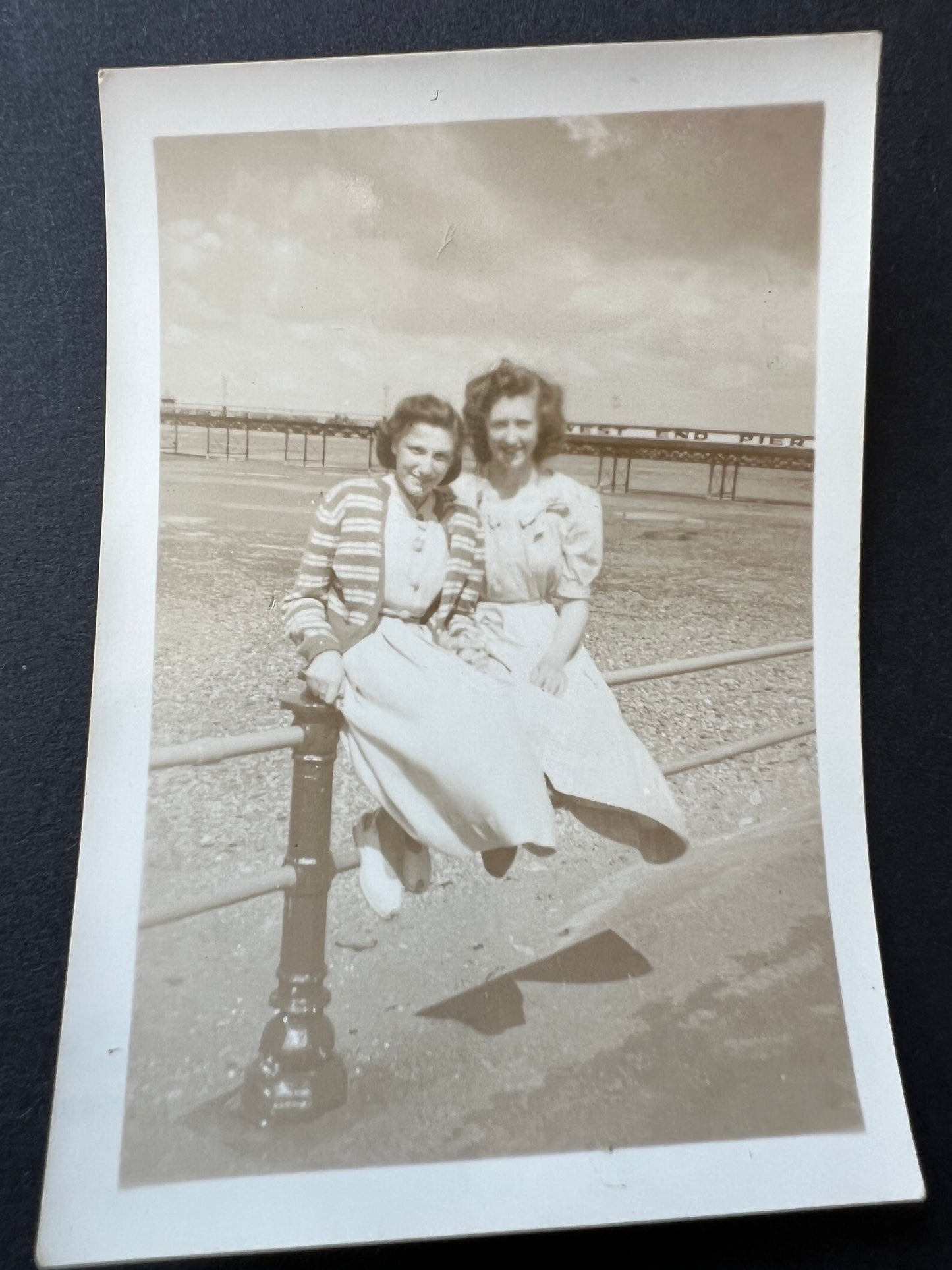 11 Old Photos of People Sitting on Railings and Gates 1920s - 80s (F8)