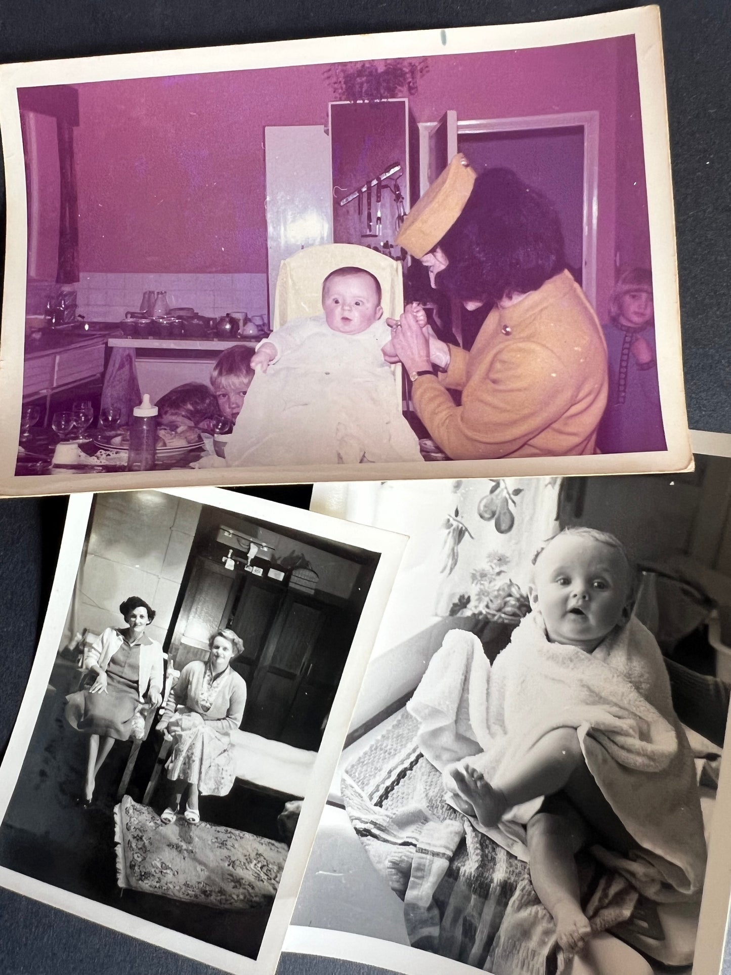 12 Old Photos 1900s - 70s of Interiors (F44)