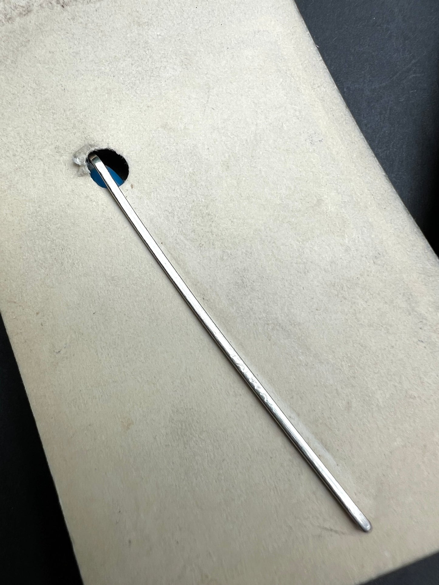 Pretty Floral Vintage Black or Blue 6cm Hair Pins