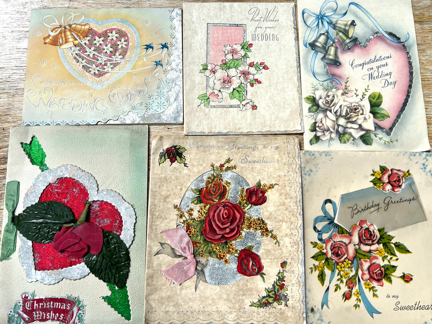 84 x 21st Birthday, Wedding + Greetings Cards from the 1950s to Doris + Alex
