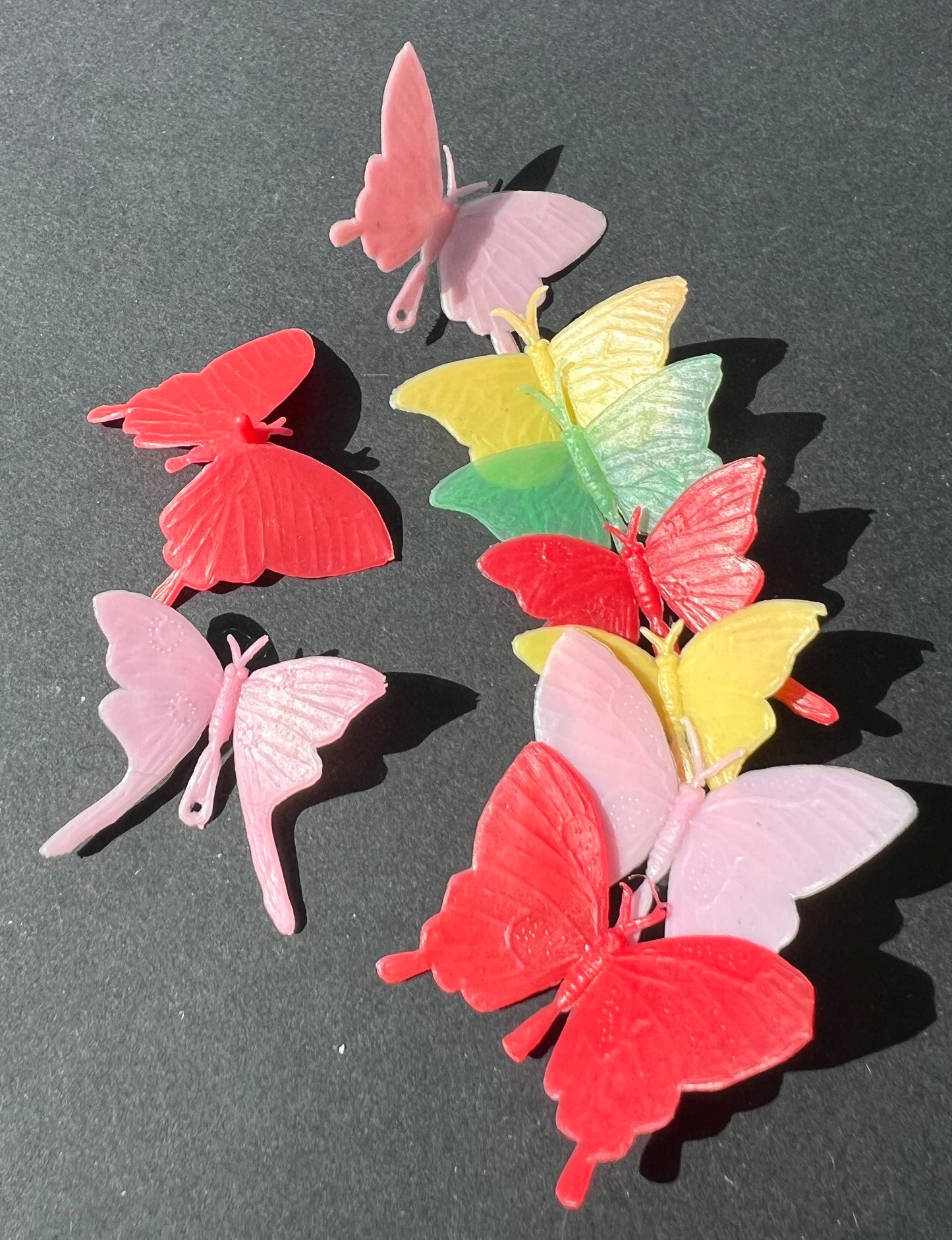 10 Delicate Little vintage Butterflies..that fit together !