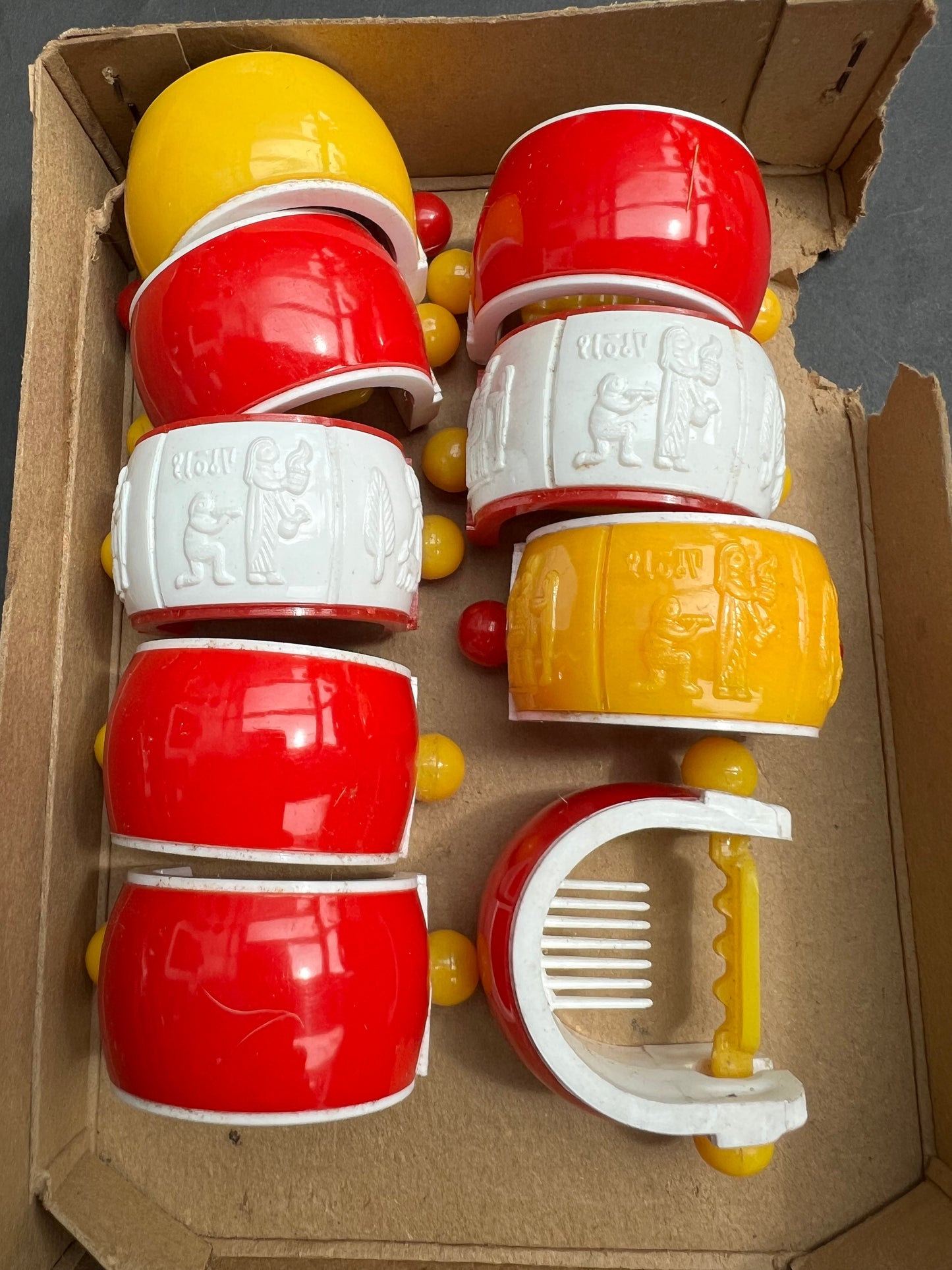 Box of 12 Extraordinary Vintage Ponytail Holders