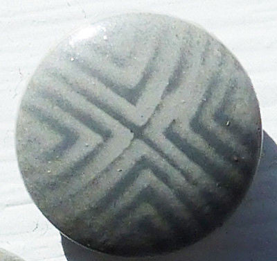 6 1960s Italian 1.5cm Grey Buttons